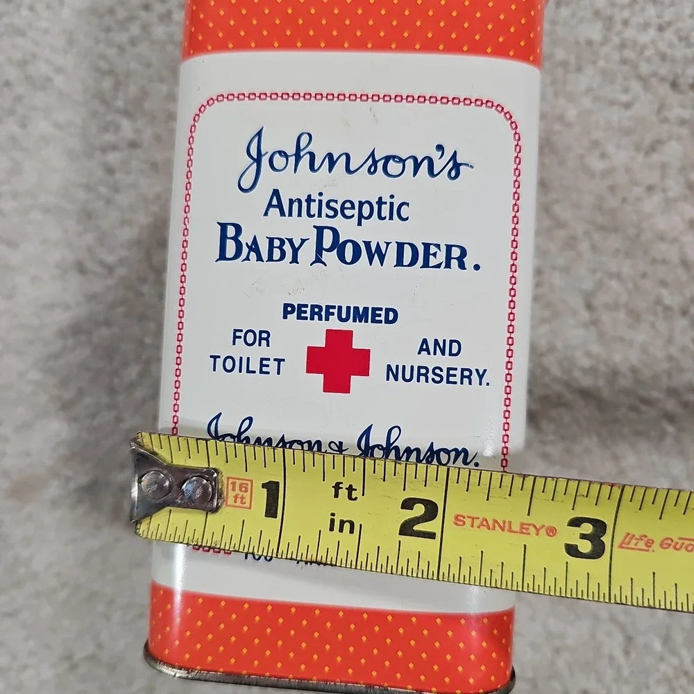 Vintage Johnson's Antiseptic Baby Powder Tin 100th Anniversary Johnson & Johnson